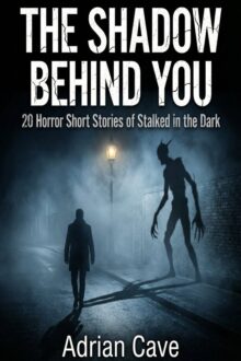 “Dark psychological horror anthology featuring twenty slow-burn stories about ordinary people haunted by subtle, unexplained presences—footsteps, delayed reflections, breathing wardrobes, and voices in empty rooms—where noticing the shadow means it notices you too.”