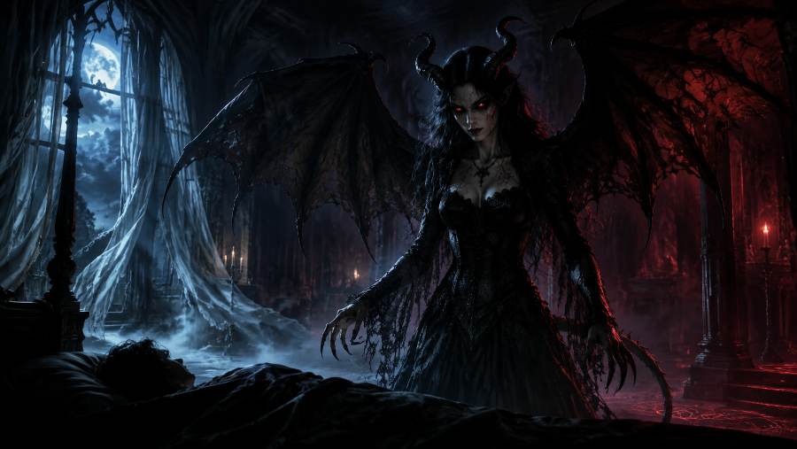 Succubus: The Evil Demon That Hunts Through Dreams image Atmospheric old books and candlelight for a haunted reading guide
